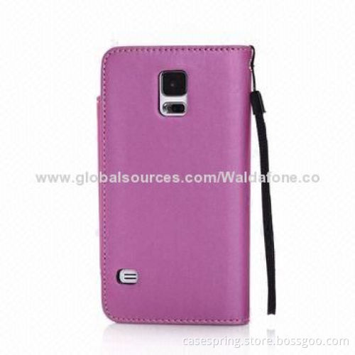 Leather Case for Samsung Galaxy S5 with Card Slot